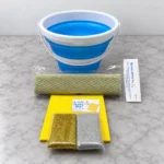 Kit PISOLIM + Balde Plegable 12 Litros